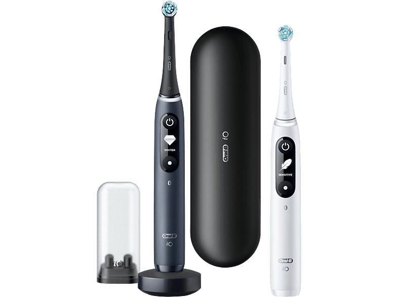 ORAL-B iO7 Duo Pack elektromos fogkefe - fekete + fehér