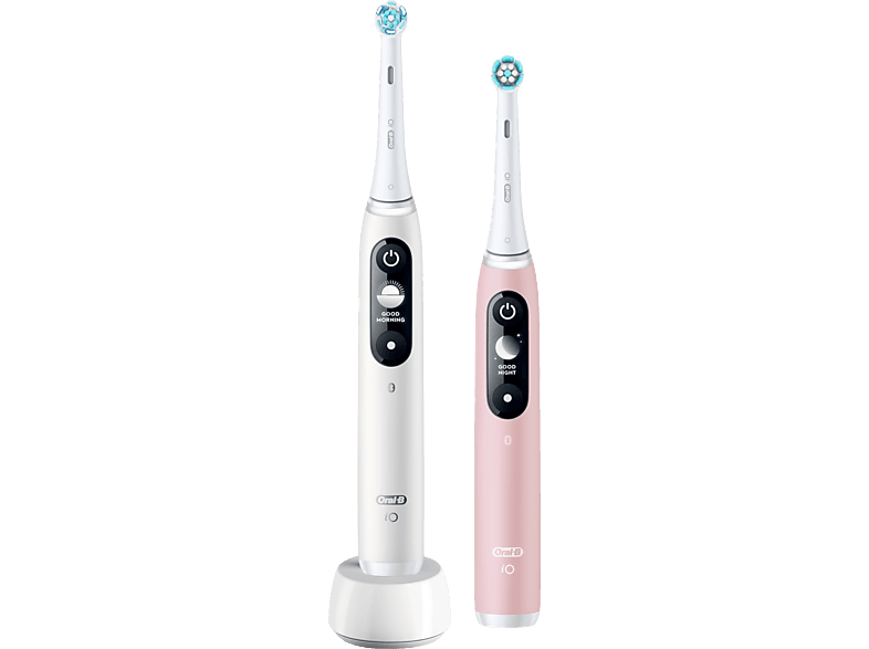 ORAL-B iO6 Duo Pack elektromos fogkefe - fehér + pink