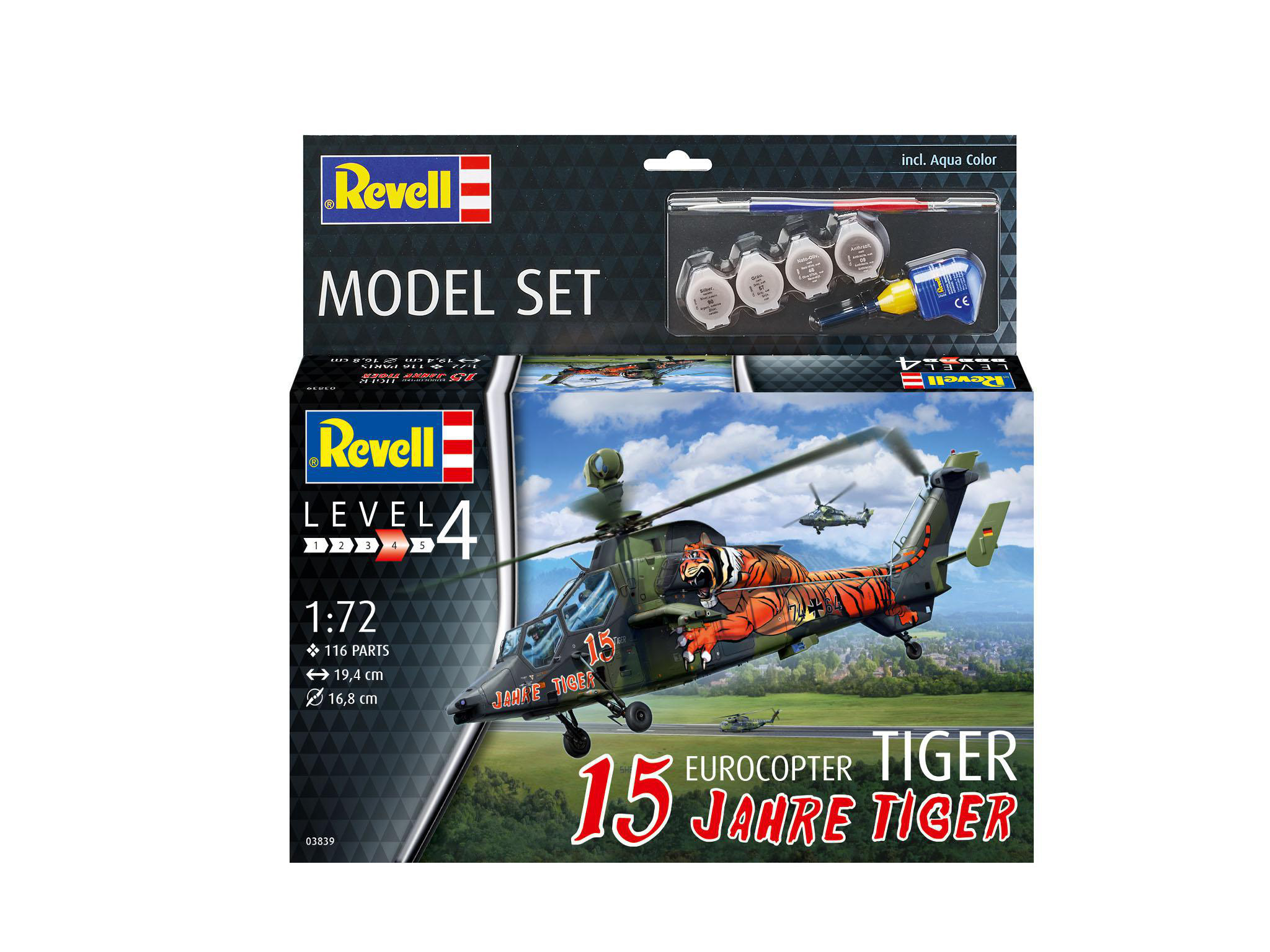 REVELL Model Set Tiger Eurocopter Mehrfarbig Jahre Tiger\