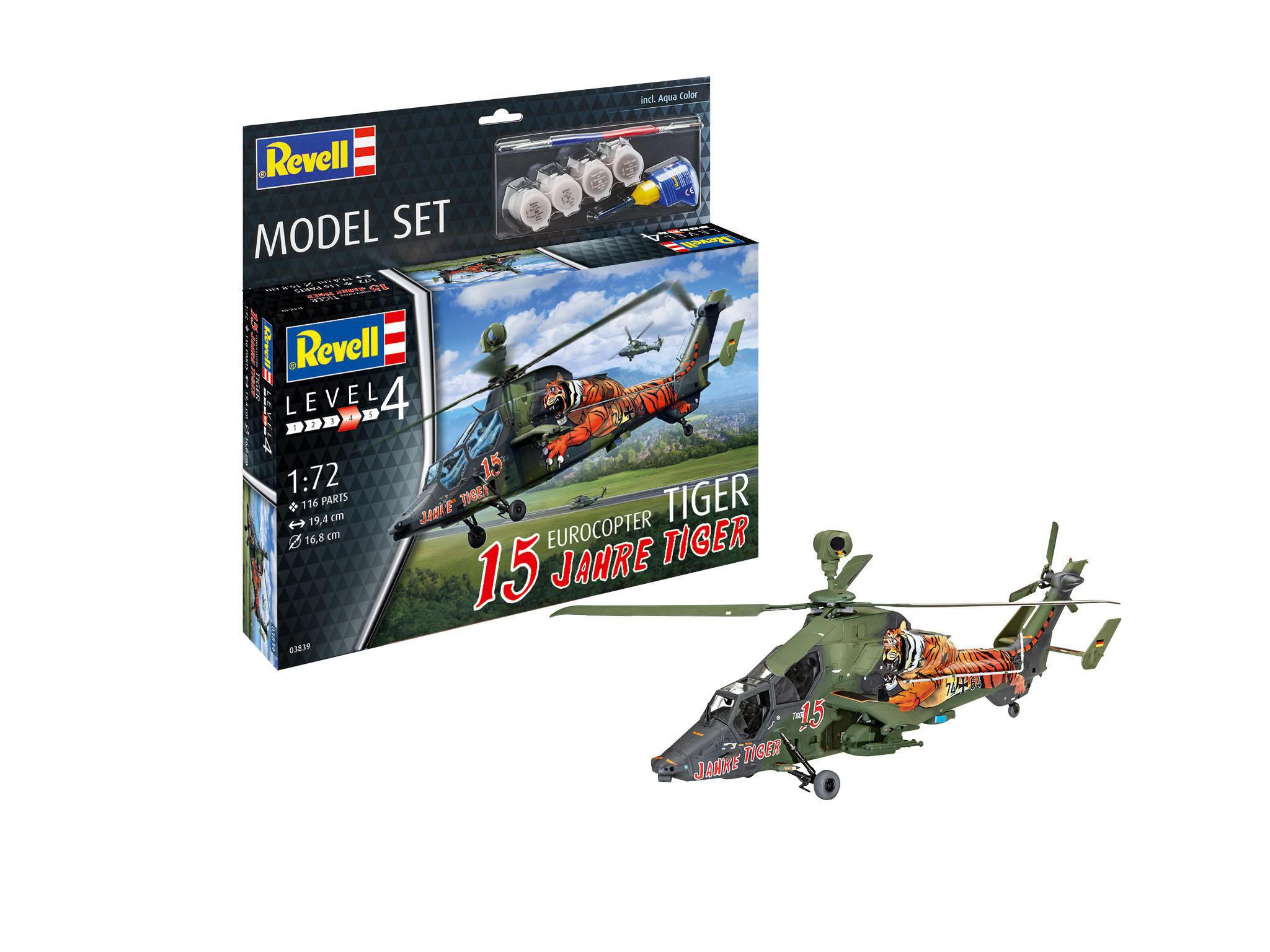 REVELL Model Set Tiger Eurocopter Mehrfarbig Jahre Tiger\