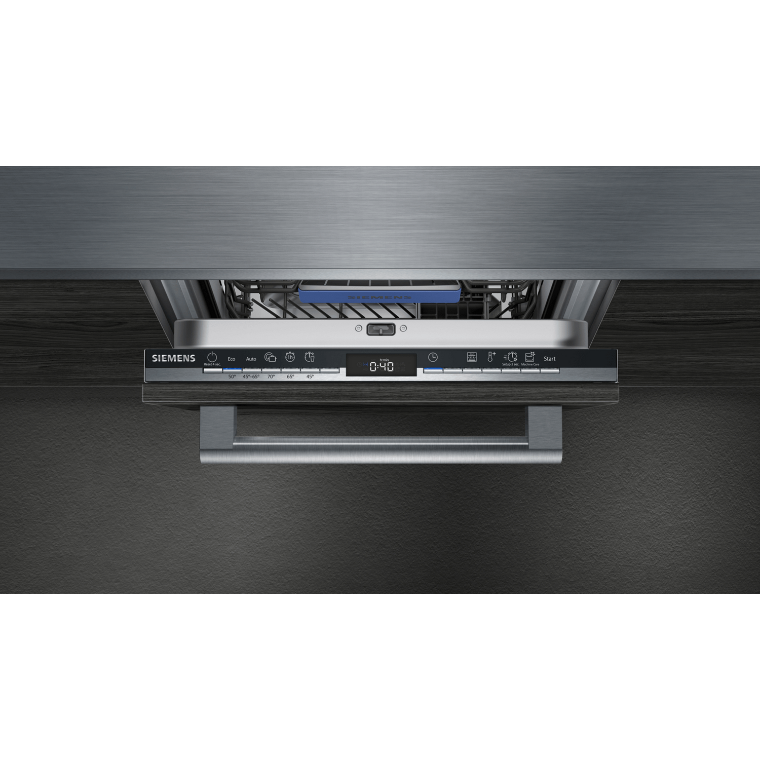 Lavavajillas integrable - Siemens SP63HX64KE, 9 servicios, 6 programas, 44.80 cm, Inox