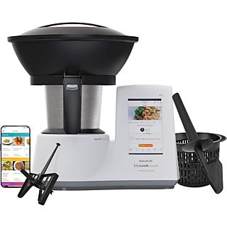 Robot de cocina - Taurus Mycook Touch Unlimited Edition, 1600 W, 2 l, Conexión WiFi, Pantalla táctil, Blanco