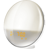 Lámpara inteligente inalámbrica - muvit iO MIOLAMP005, RGB, Radio FM, 20 niveles, Alarma, Wi-Fi, Multicolor
