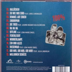 CD-Cover eines Musikalbums mit Trackliste und zwei Männern rechts.