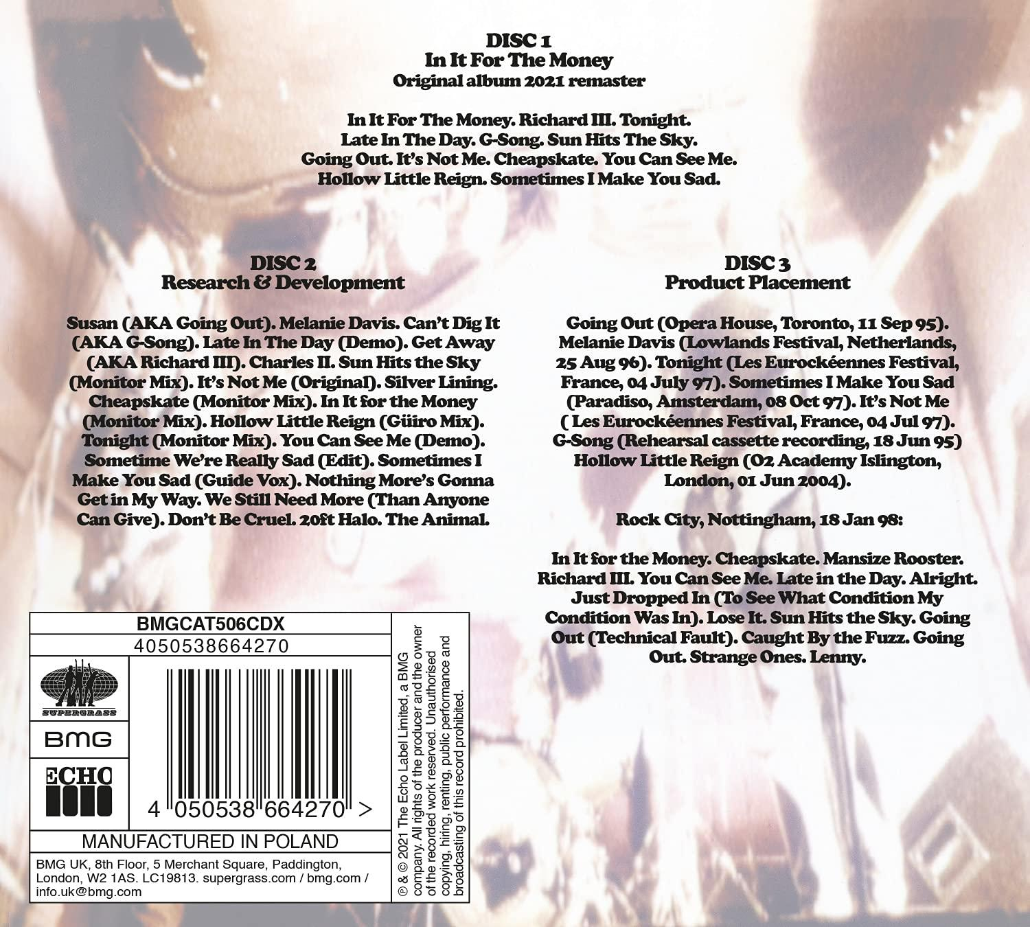 Supergrass - In It for the Money(2021 Remaster-Deluxe Exp.Edt.)  - (CD)