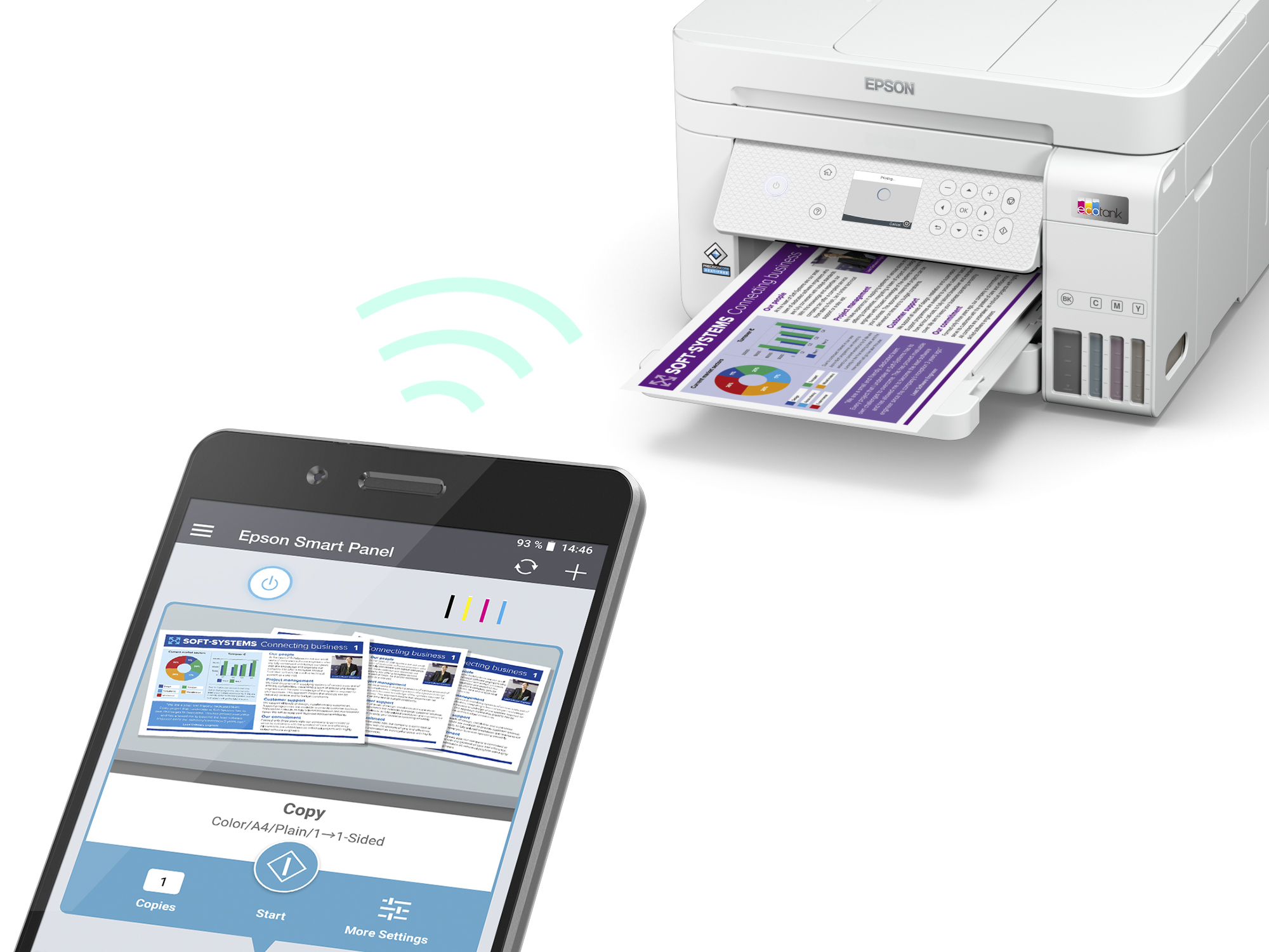 EPSON EcoTank L6276 Tanklı Yazıcı Beyaz