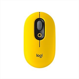 LOGITECH POP Mouse Draadloze Muis Geel