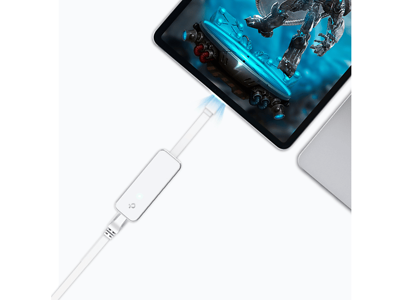 TP-LINK UE300C USB 3.0 Type-C to Gigabit Network Ethernet Dönüştürücü Beyaz_3