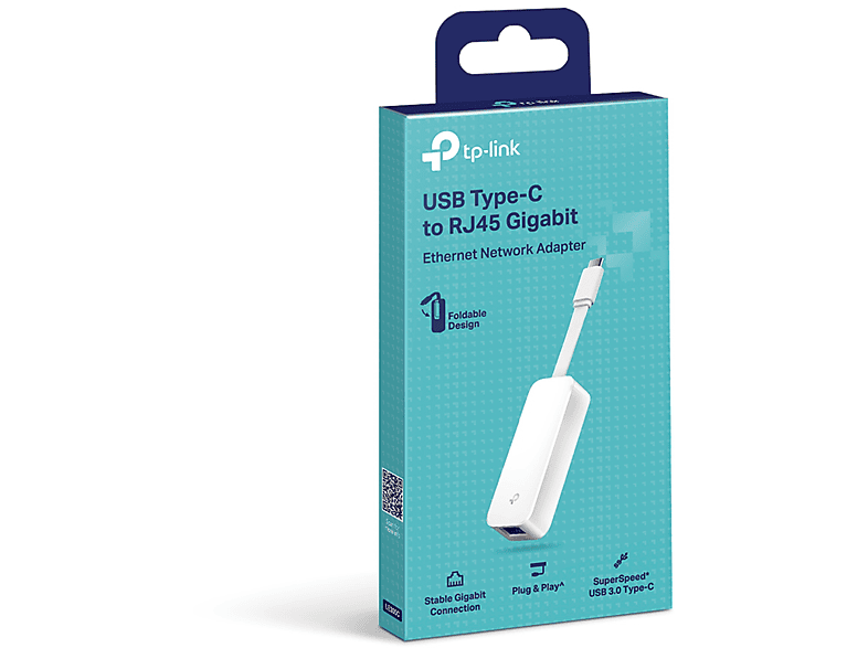 TP-LINK UE300C USB 3.0 Type-C to Gigabit Network Ethernet Dönüştürücü Beyaz_4