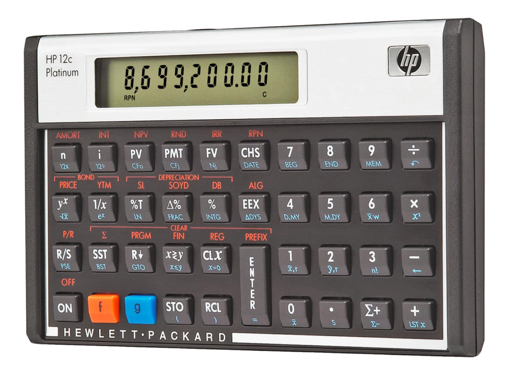 HP 12C PLATINUM /D/I - Calculatrice de poche