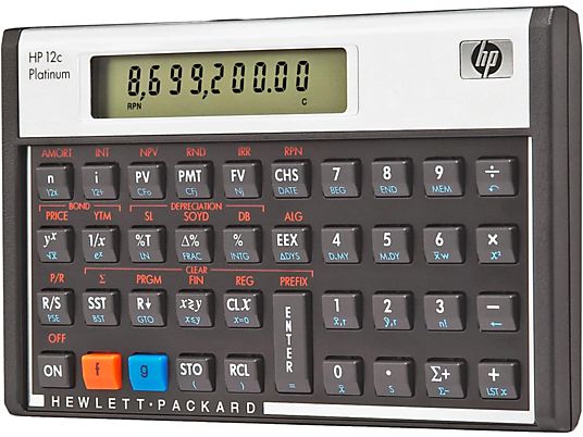 HP 12C PLATINUM /D/I - Calcolatrice tascabile