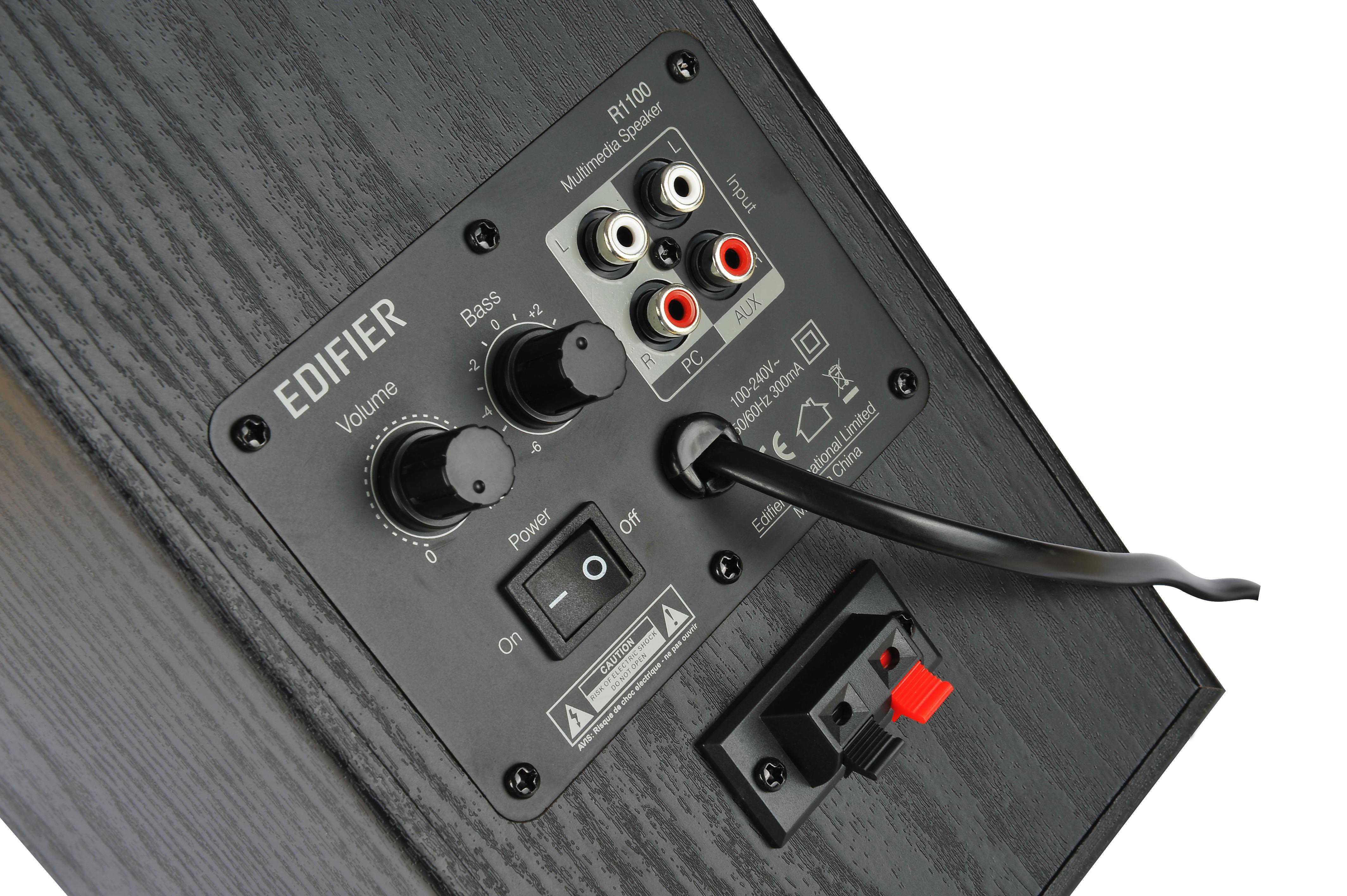 EDIFIER R1100 Schwarz Regallautsprecher, Black