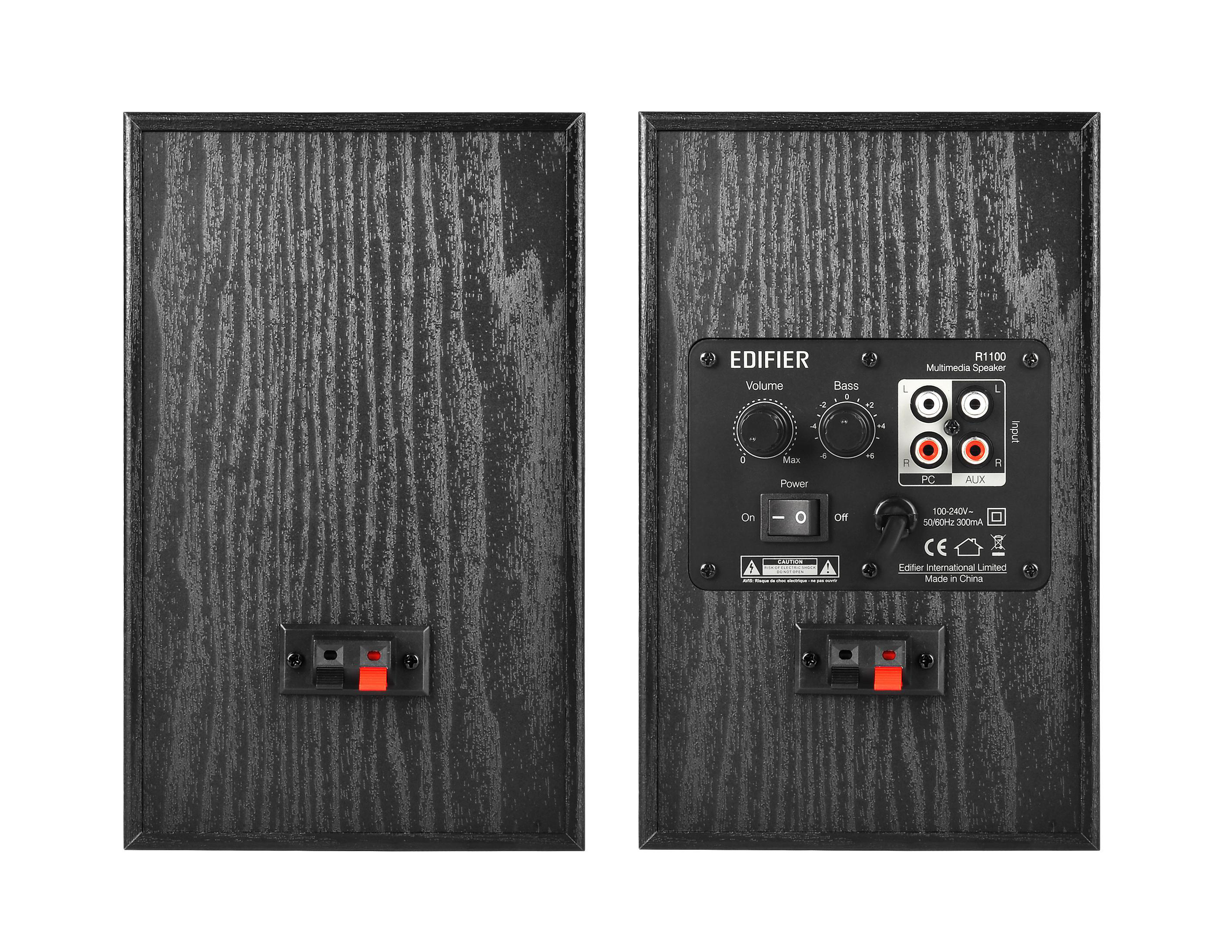 EDIFIER R1100 Schwarz Regallautsprecher, Black