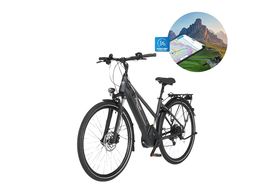 FISCHER Cita ECU 1401 Citybike (Laufradgröße: 28 Zoll, Rahmenhöhe: 44 cm,  Damen-Rad, 522 Wh, Anthrazit matt) | 28, 44 in Anthrazit matt kaufen |  SATURN | E-Bikes & Pedelecs