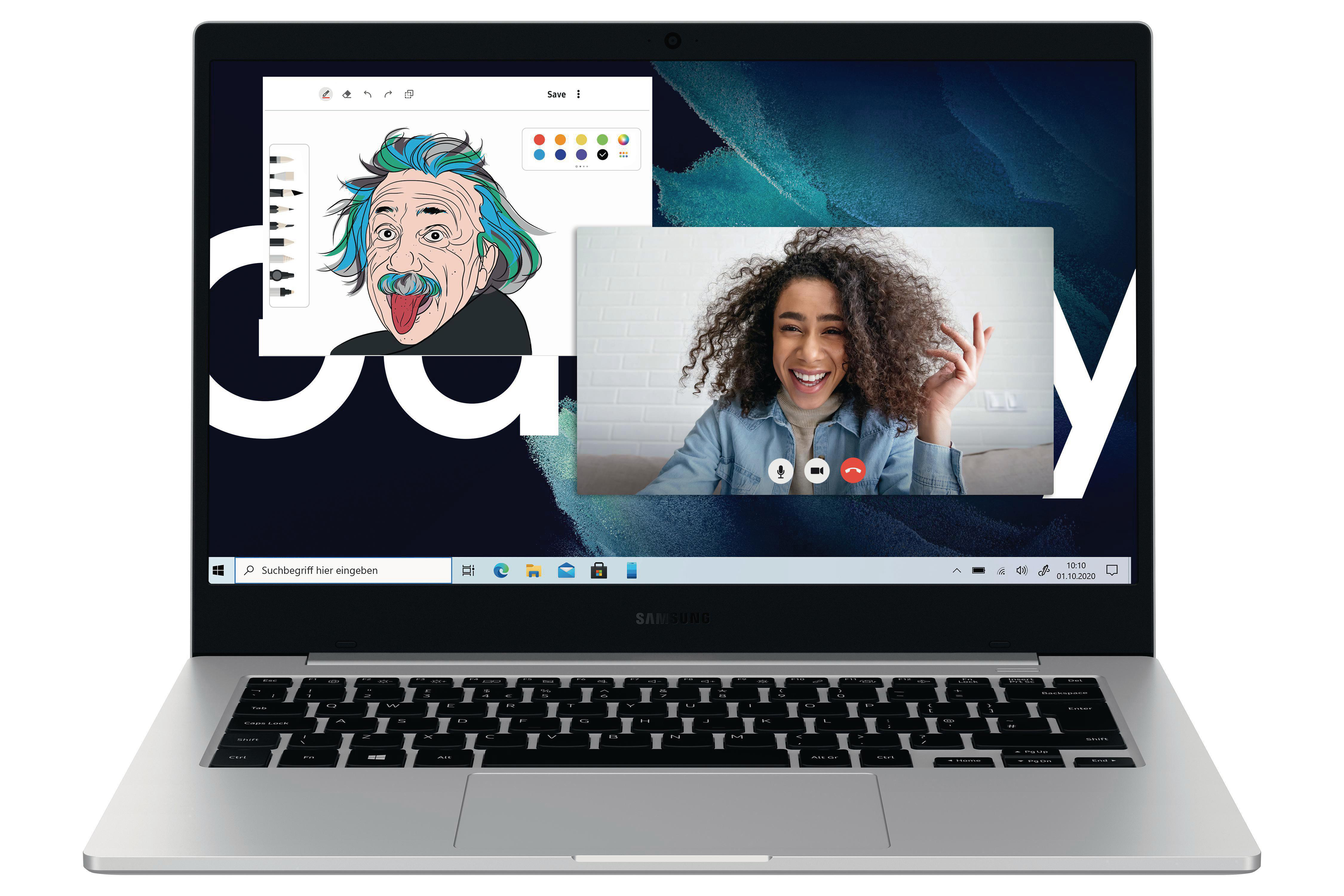 SAMSUNG Galaxy Book Go LTE - 13,97 Zoll - Qualcomm Snapdragon 700 Series 7c - 4 GB - 128 GB - Qualcomm Adreno™ Onboard Graphics - Windows 11 Home