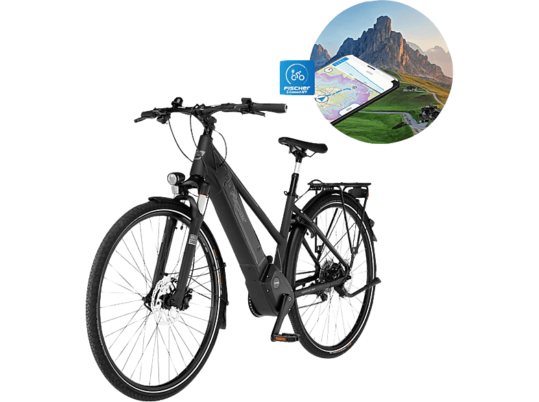 FISCHER VIATOR 6.0i 504 Trekkingrad metallic Graphit Zoll, matt) Damen Wh, Damen-Rad, 28 (Laufradgröße