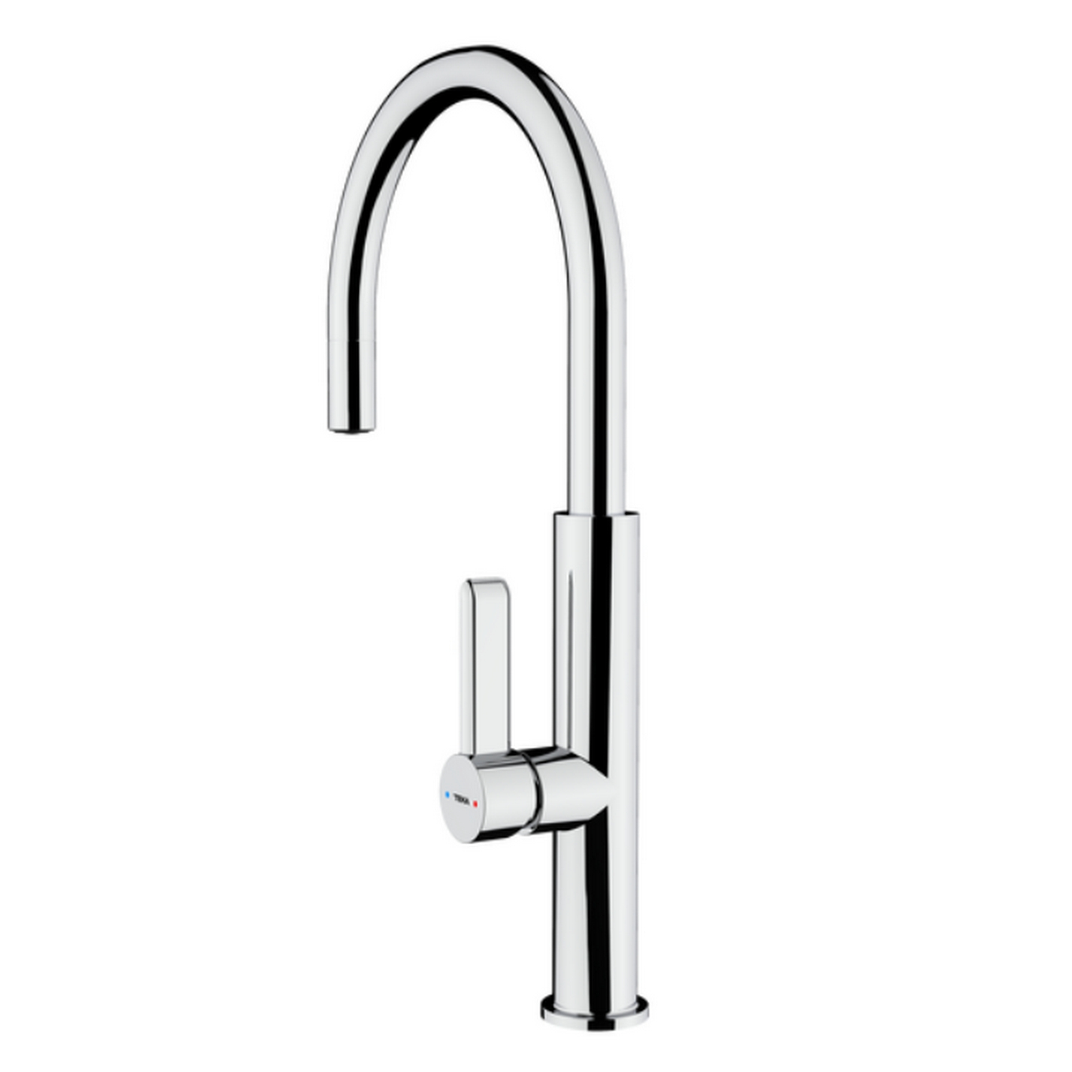 Grifo - Teka FOT 995, Para cocina,  Sistema Easy quick, Caño giratorio, Con discos cerámicos, Inox