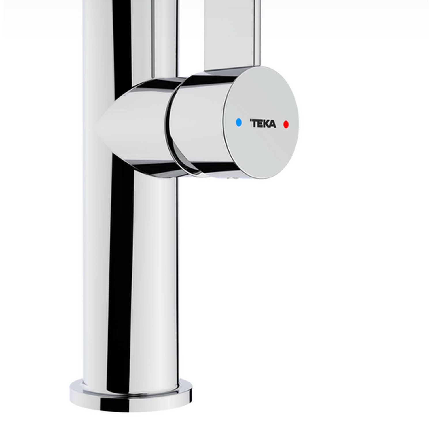 Grifo - Teka FOT 995, Para cocina,  Sistema Easy quick, Caño giratorio, Con discos cerámicos, Inox