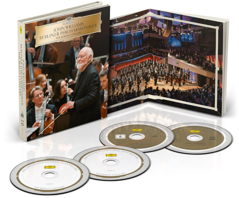 CD-készlet. A borítót mutatja egy öltönyös férfival, és a benne lévő CD-ket.