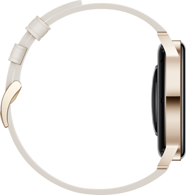 HUAWEI Watch GT 3 Light Gold Cuir Blanc 42 mm (55027150)