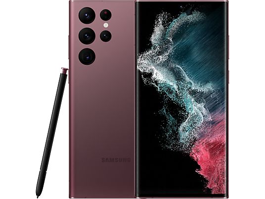 SAMSUNG Galaxy S22 Ultra 5G 128GB, Burgundy