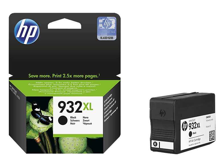 HP 932XL - Tintenpatrone (Schwarz)