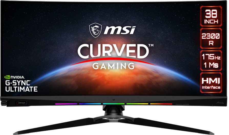 MSI Écran gamer Optix MEG381CQR Plus 37.5" WQHD Curved 175 Hz (MEG381CQRPLUS)