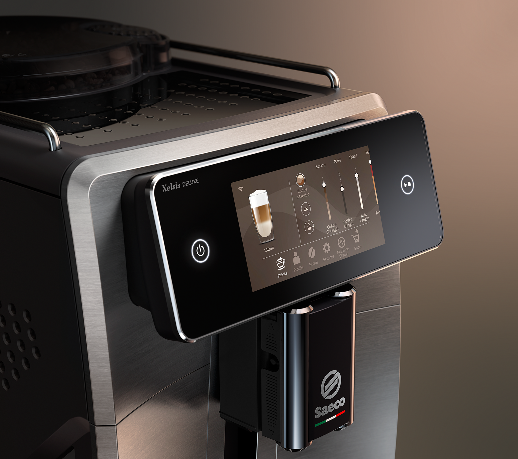 écran lcd complet Machine café Saeco Xelsis Deluxe SM8785 SF417218