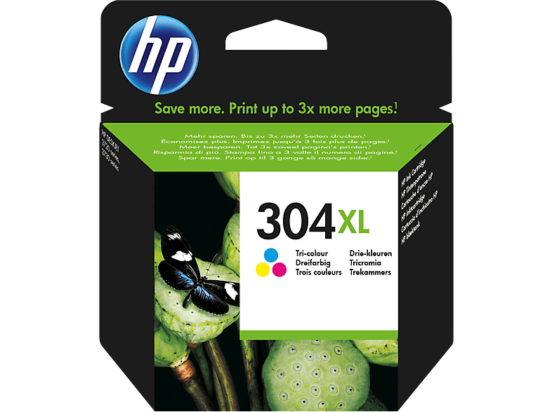 HP 304XL - Tintenpatrone (Dreifarbig)