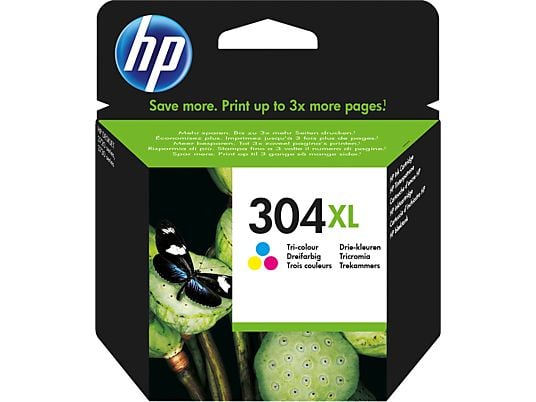 HP 304XL - Cartouche d'encre (Cyan/magenta/jaune)