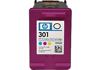 HP 301, cyan, magenta, jaune - Cartouche d'encre (Multicouleur)