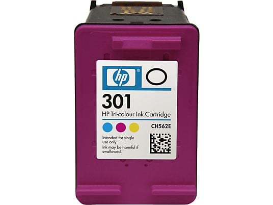 HP 301, cyan, magenta, jaune - Cartouche d'encre (Multicouleur)