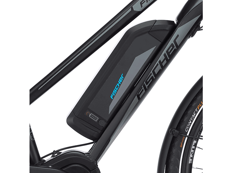 FISCHER VIATOR ETD 1861 Trekkingrad (Laufradgröße: 28 Zoll, Damen-Rad, 557 Wh, Schwarz matt)