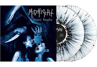 Midnight - Satanic Royalty (White & Black Burst Vinyl) (Vinyl LP (nagylemez))