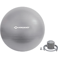 SCHILDKRÖT 65 cm Gymnastikball, Silber