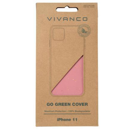11, VIVANCO Cover, Backcover, GoGreen Apple, iPhone Berry