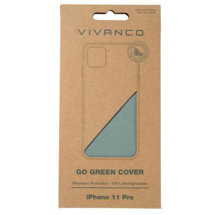 Backcover, iPhone Cover, Apple, 11 Pro, GoGreen Grün VIVANCO