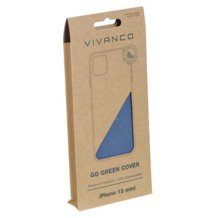 VIVANCO GoGreen Cover, Backcover, Apple, iPhone 12 mini, Blau