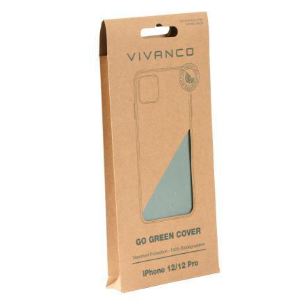 VIVANCO GoGreen Cover, Backcover, Apple, 12 Pro, iPhone 12, iPhone Grün