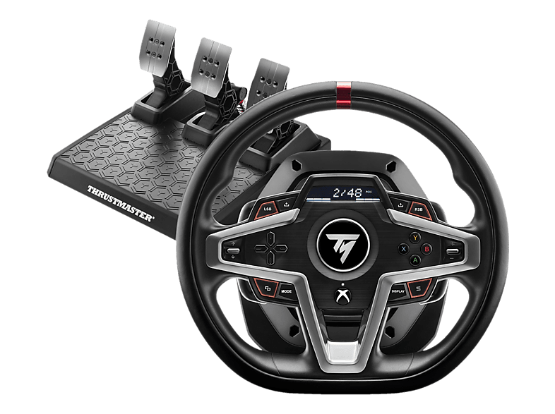 THRUSTMASTER T248 - Rennlenkrad mit Pedalset (Schwarz/Silber)