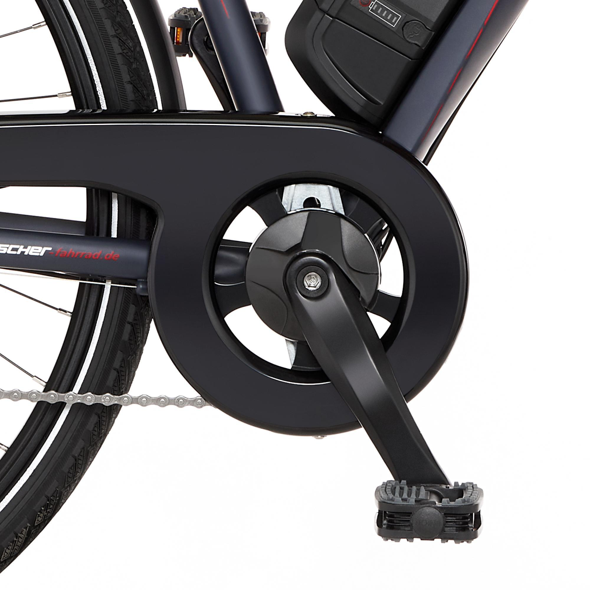 FISCHER  VIATOR 2.0 Trekkingrad (Laufradgröße: 28 Zoll, Rahmenhöhe: 50 cm, Herren-Rad, 422 Wh, Dunkel anthrazit matt)