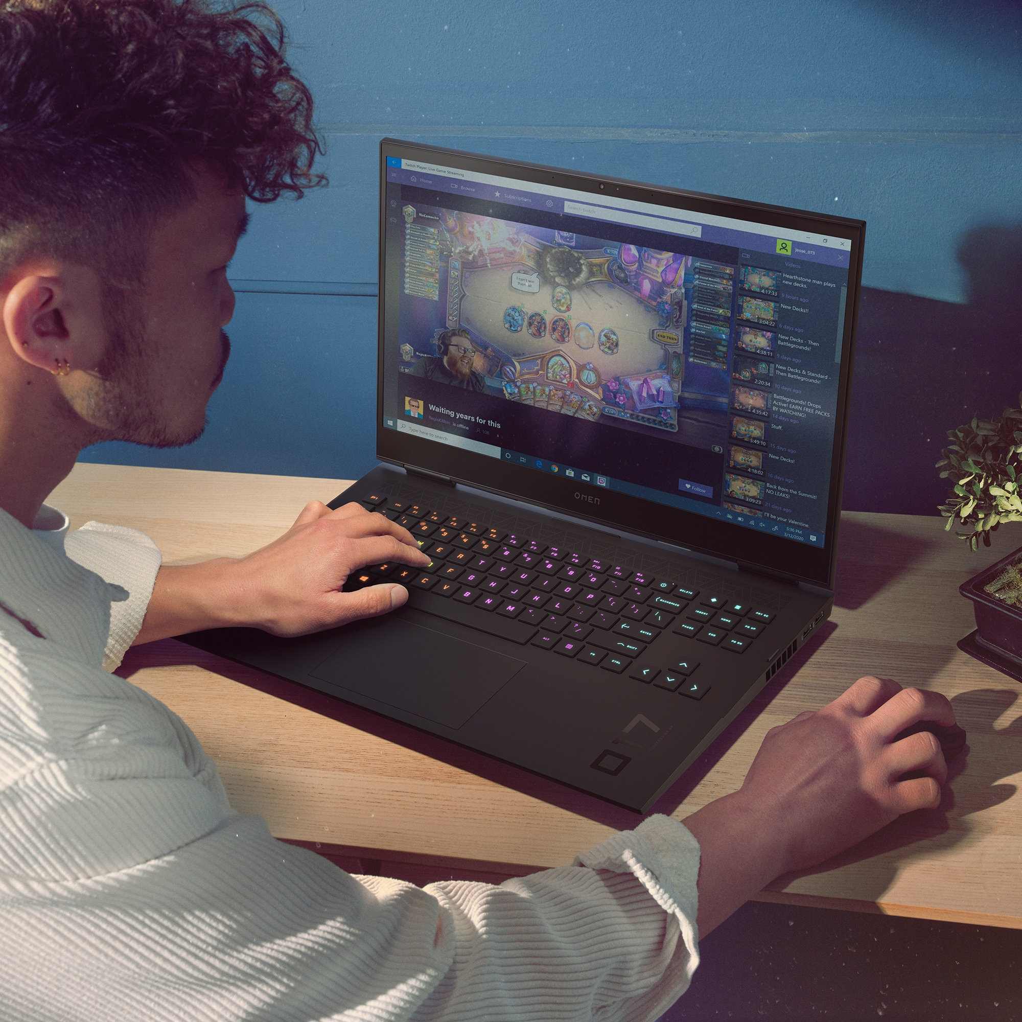 HP OMEN 17-ck0374ng - 17,3 Zoll - Intel® Core™ i7 i7-11800H - 16 GB - 512 GB - NVIDIA GeForce RTX™ 3060 - Windows 10 Home (64 Bit)