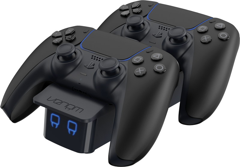 VENOM PlayStation 5 dupla kontroller töltőállomás, fekete (VS5007)