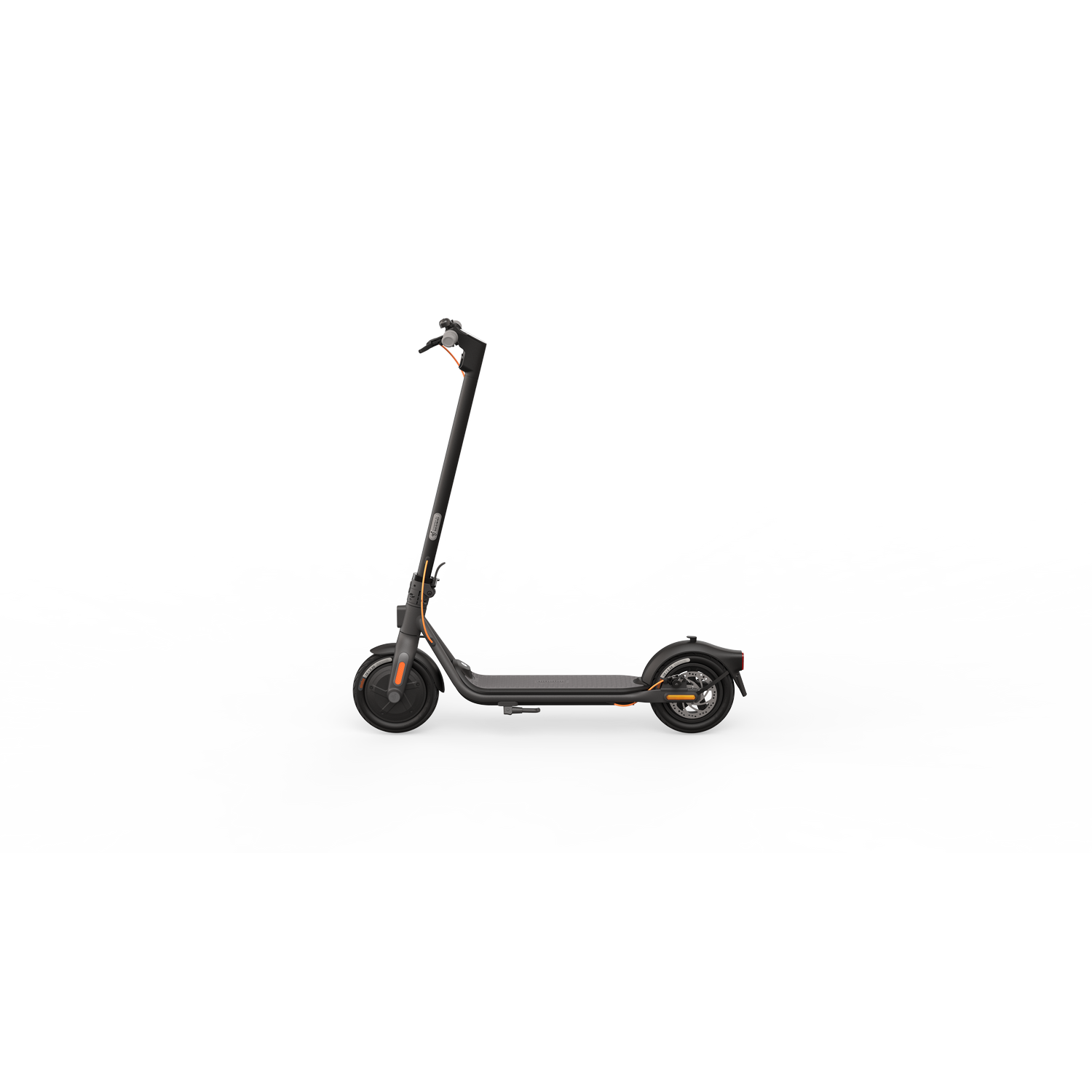 Patinete eléctrico - Segway Ninebot F30E, 300 W, Hasta 120 kg, Frenos electrónicos y de disco, Velocidad 25 km/h, Autonomía de 30 km, Negro