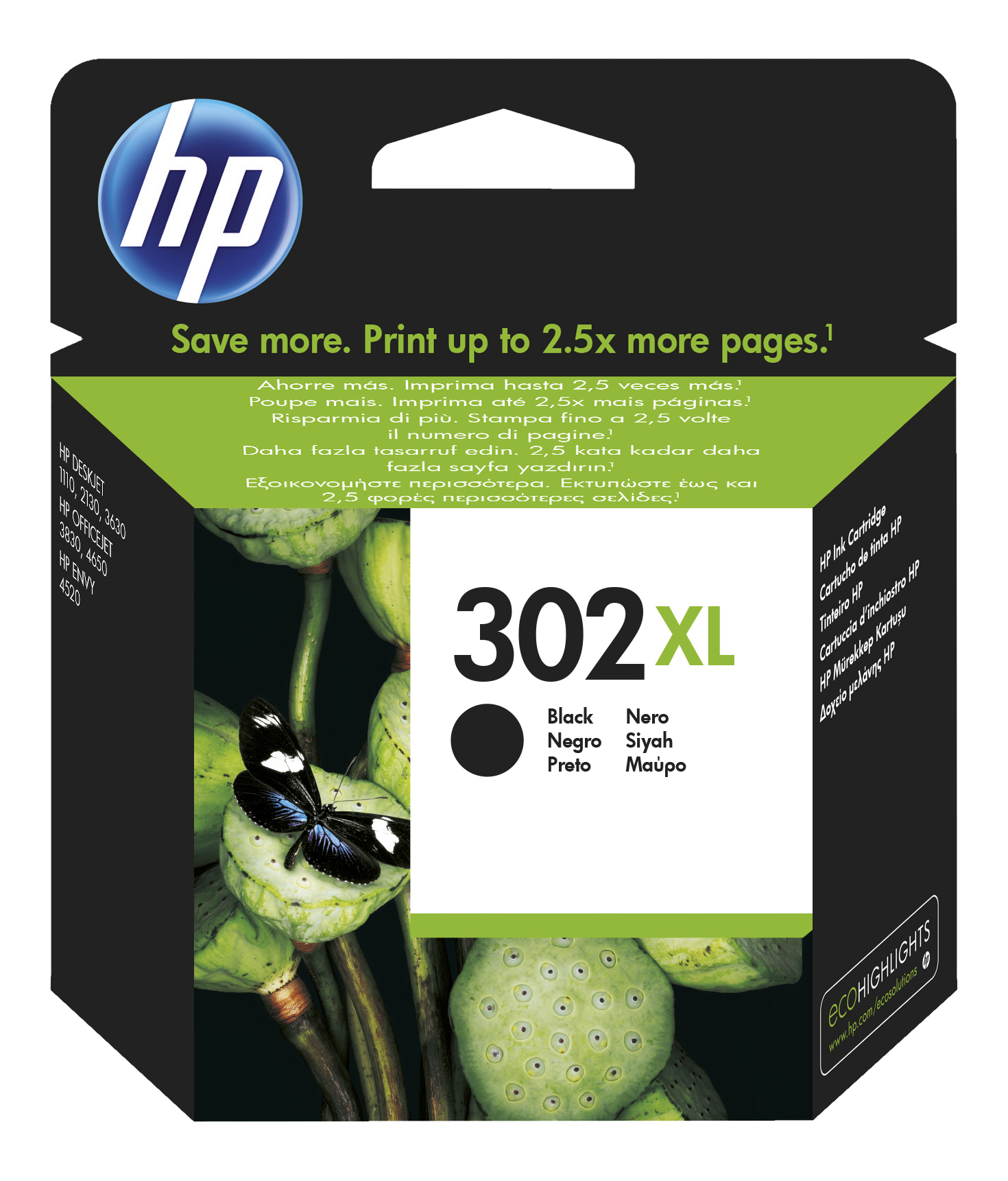 HP 302XL - Cartouche d'encre (Noir)