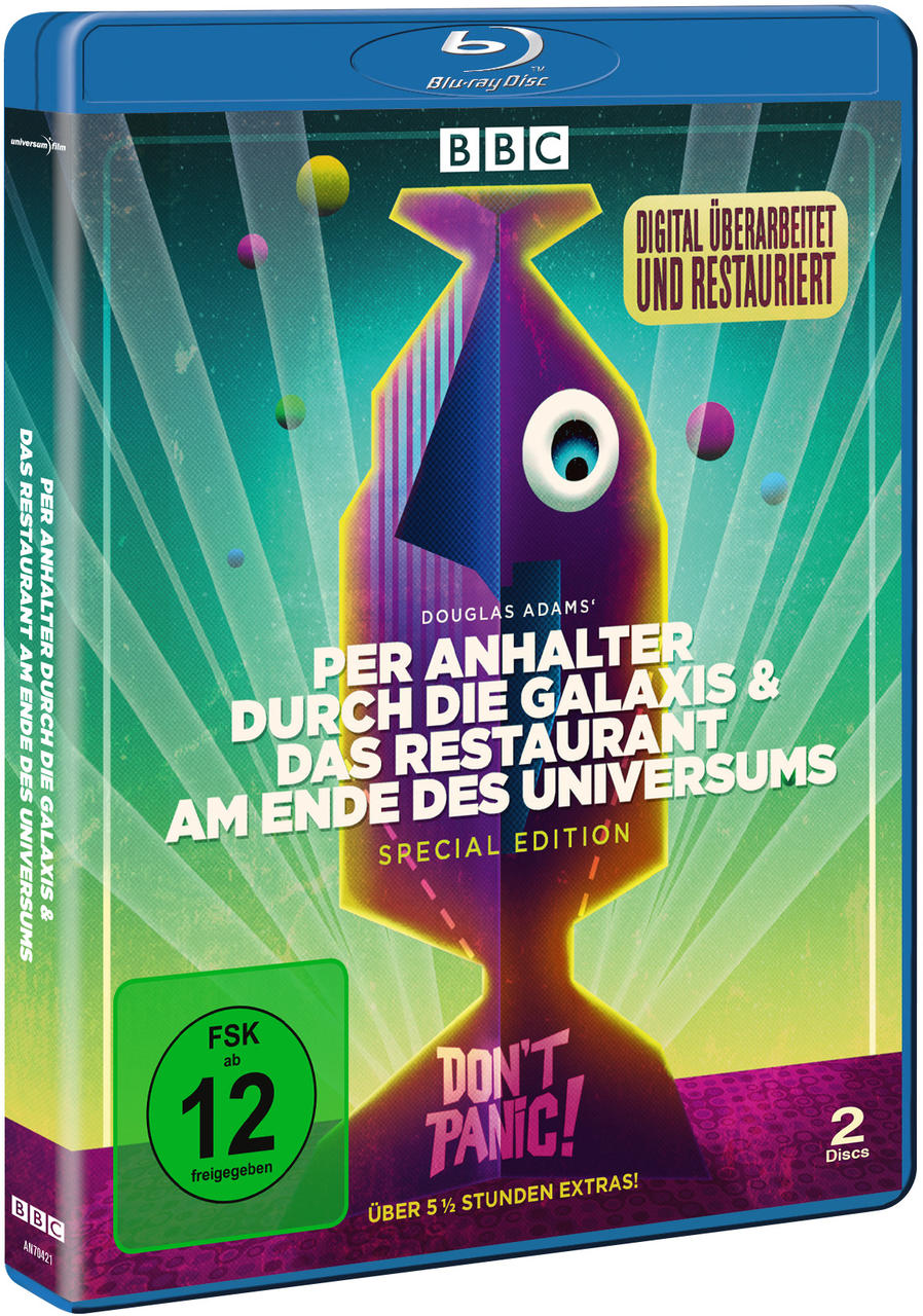 Blu-ray-Disc-Hülle mit Artwork und Text, ein Filmcover.