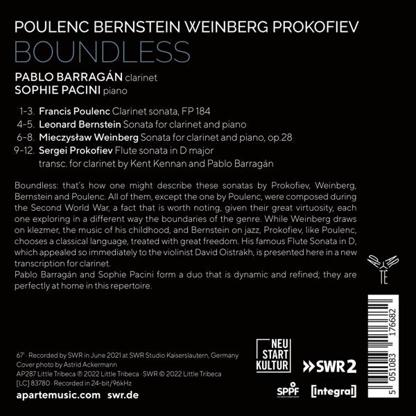 Pablo Barragan Sophie Pacini - Boundless  - (CD)
