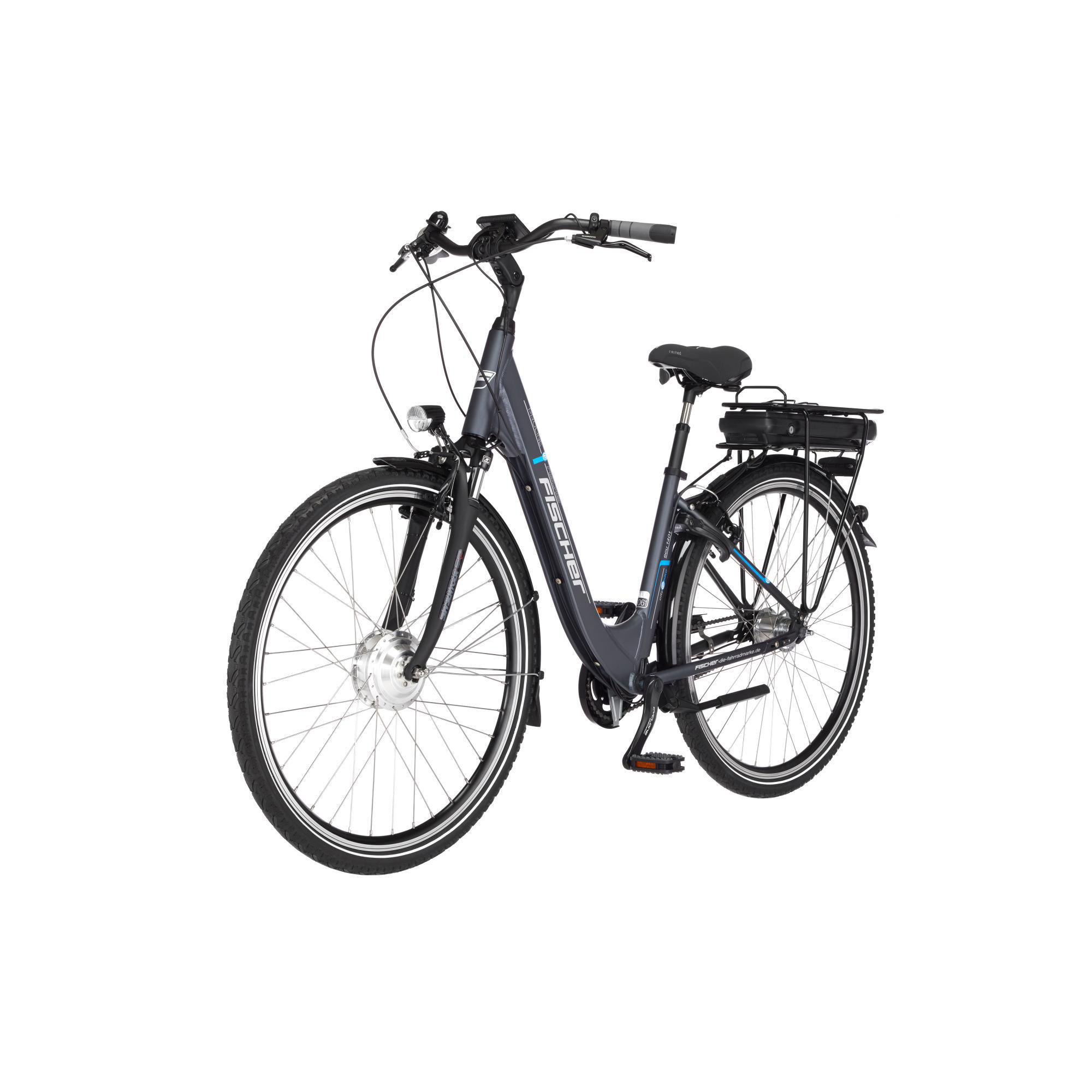 cm, Citybike Wh, 44 FISCHER ECU Damen-Rad, (Laufradgröße: 522 matt) Schwarz 1401 28 Zoll, CITA Rahmenhöhe: