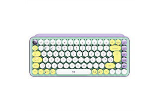 LOGITECH Tastatur POP Keys, USB/Bluetooth, Mechanisch, Kabellos, QWERTZ, TTC Brown, Daydream