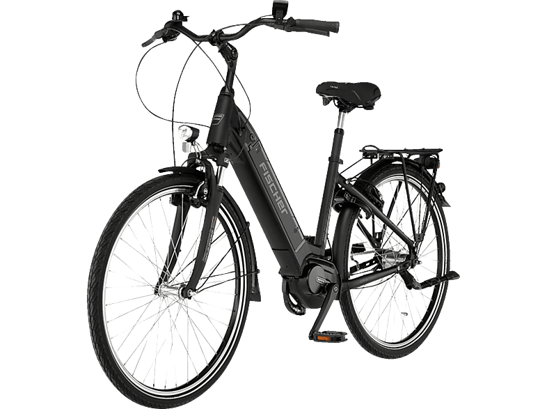 FISCHER CITA 4.1i  Citybike (Laufradgröße: 28 Zoll, Damen-Rad, 504 Wh, Schwarz Matt) | Damen E-Bikes